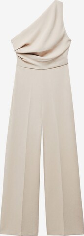 MANGO Jumpsuit 'Yes' in Beige: voorkant