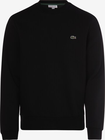 LACOSTE Sweatshirt in Zwart: voorkant
