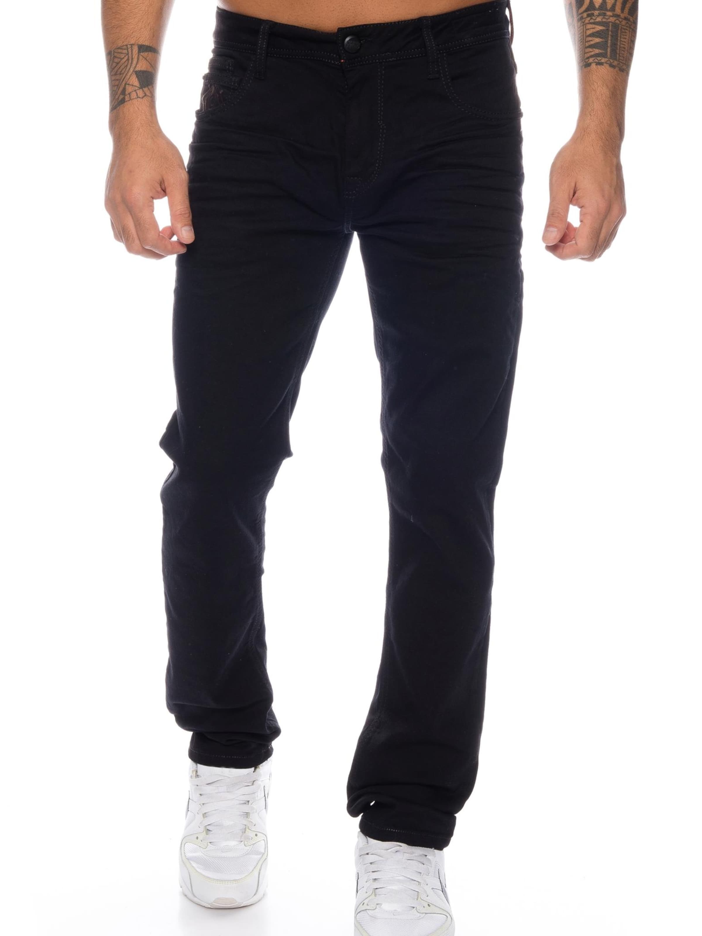 CIPO & BAXX Slim fit Jeans 'BJ319A' in Black: front