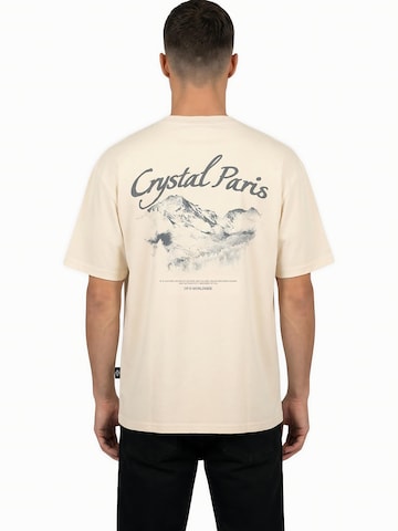 Crystal Paris Shirt 'Peace'‌‌‌‌ in Weiß: Vorderseite