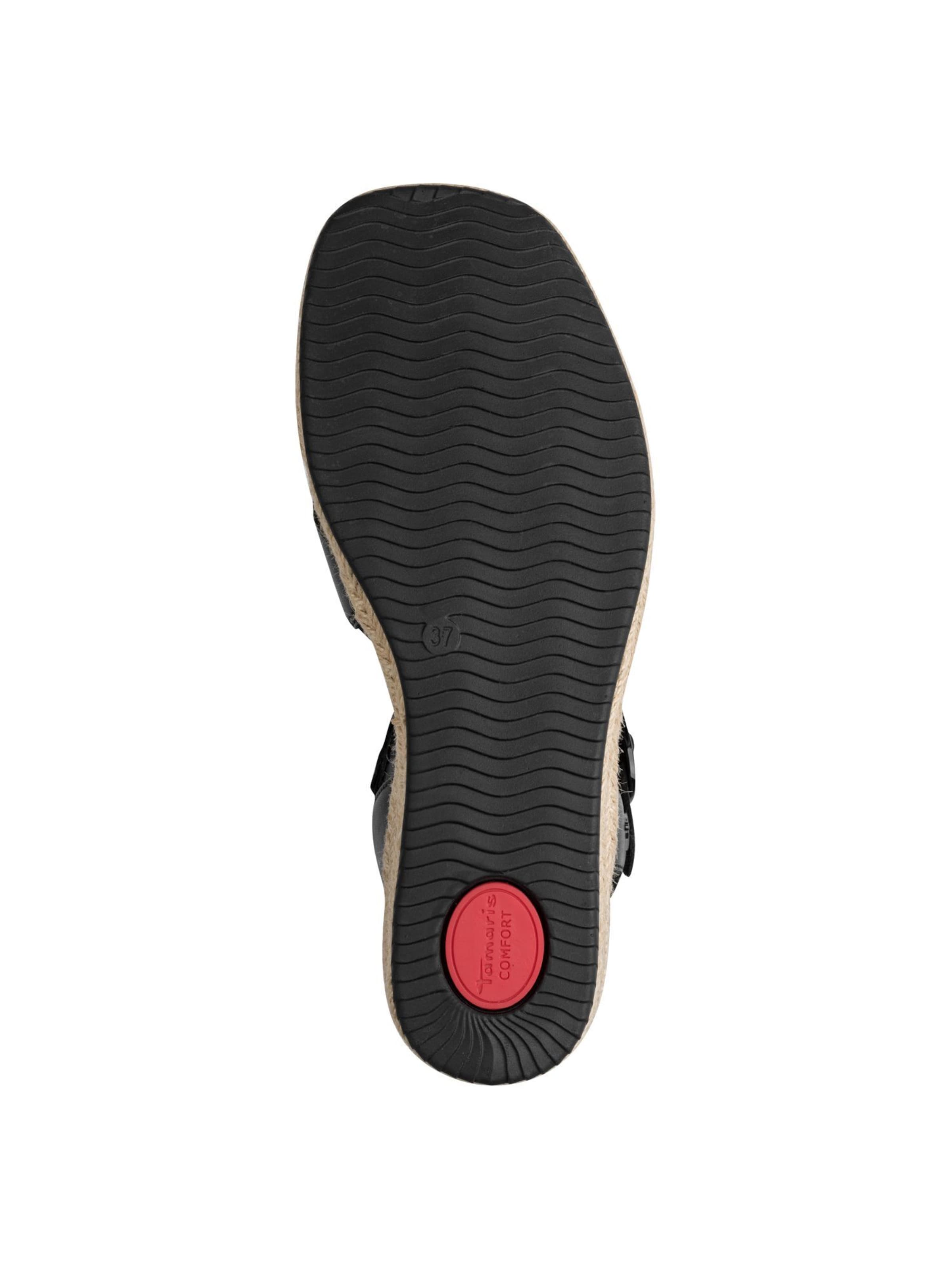 Sandales Tamaris en noir