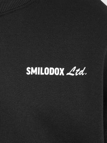 Smilodox Sweatshirt ' Liquid Brail ' in Black