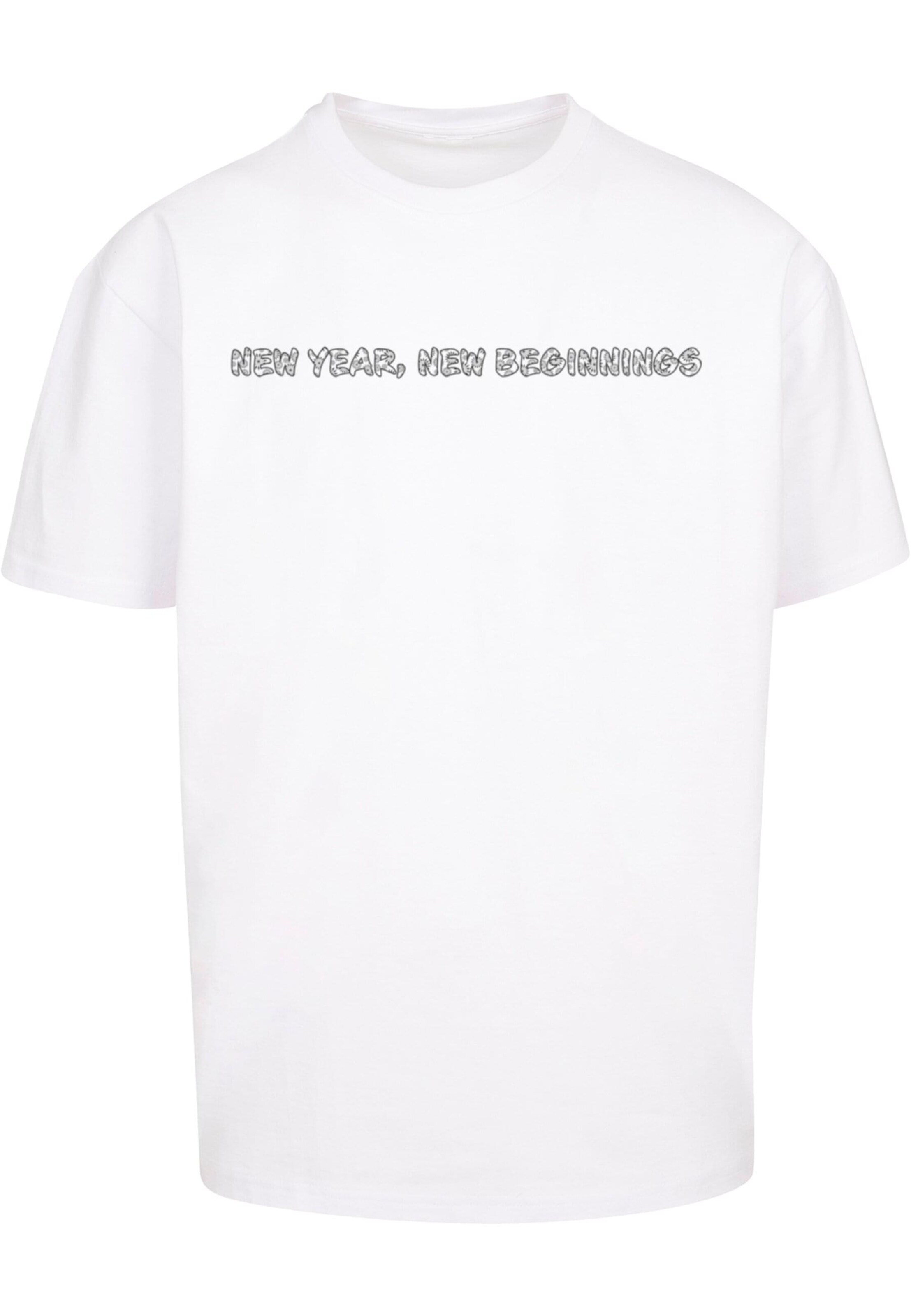 T-Shirt 'New Year' Merchcode en blanc : devant