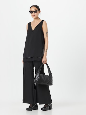 Wallis Top in Schwarz