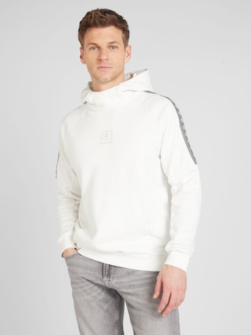 Champion Authentic Athletic Apparel Sweatshirt in White: front