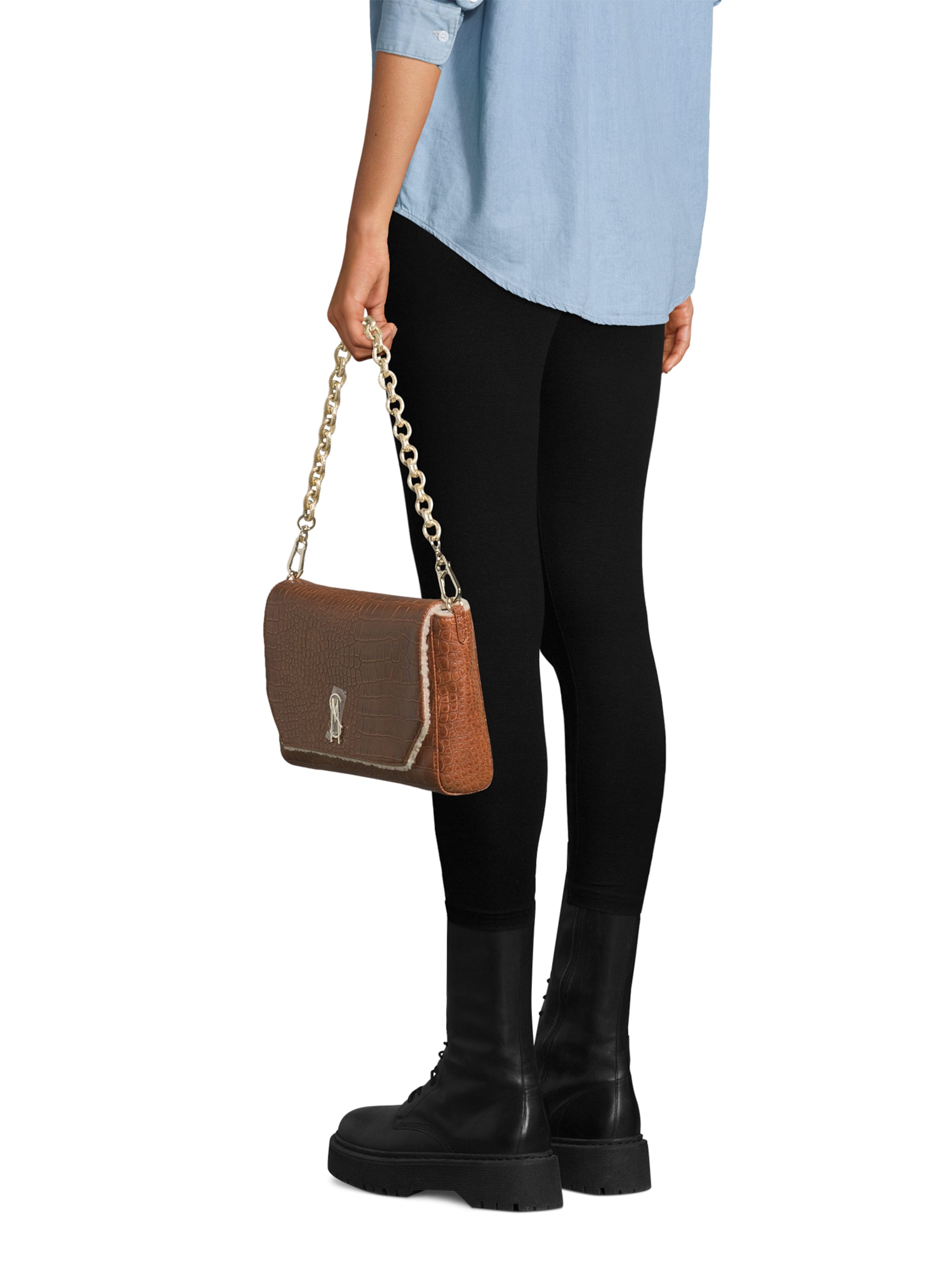 STEVE MADDEN Party táska 'Bamora' - barna: elől