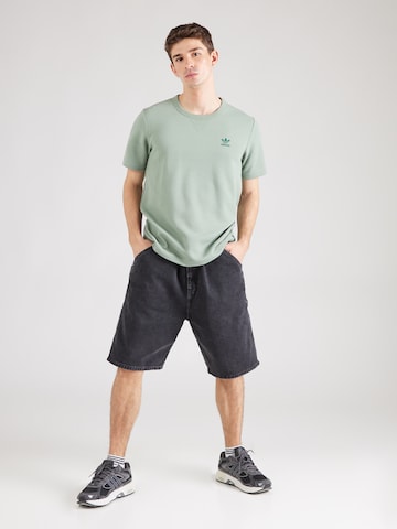 ADIDAS ORIGINALS Shirt 'Trefoil Essentials' in Green