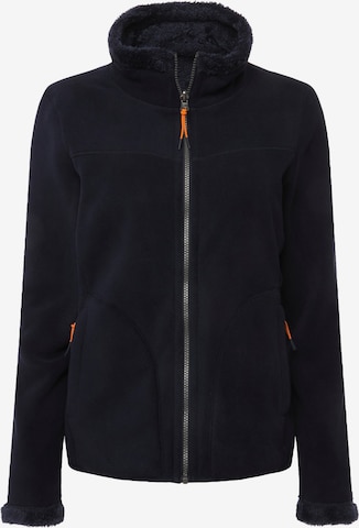 LAURASØN Fleece jas in Blauw: voorkant