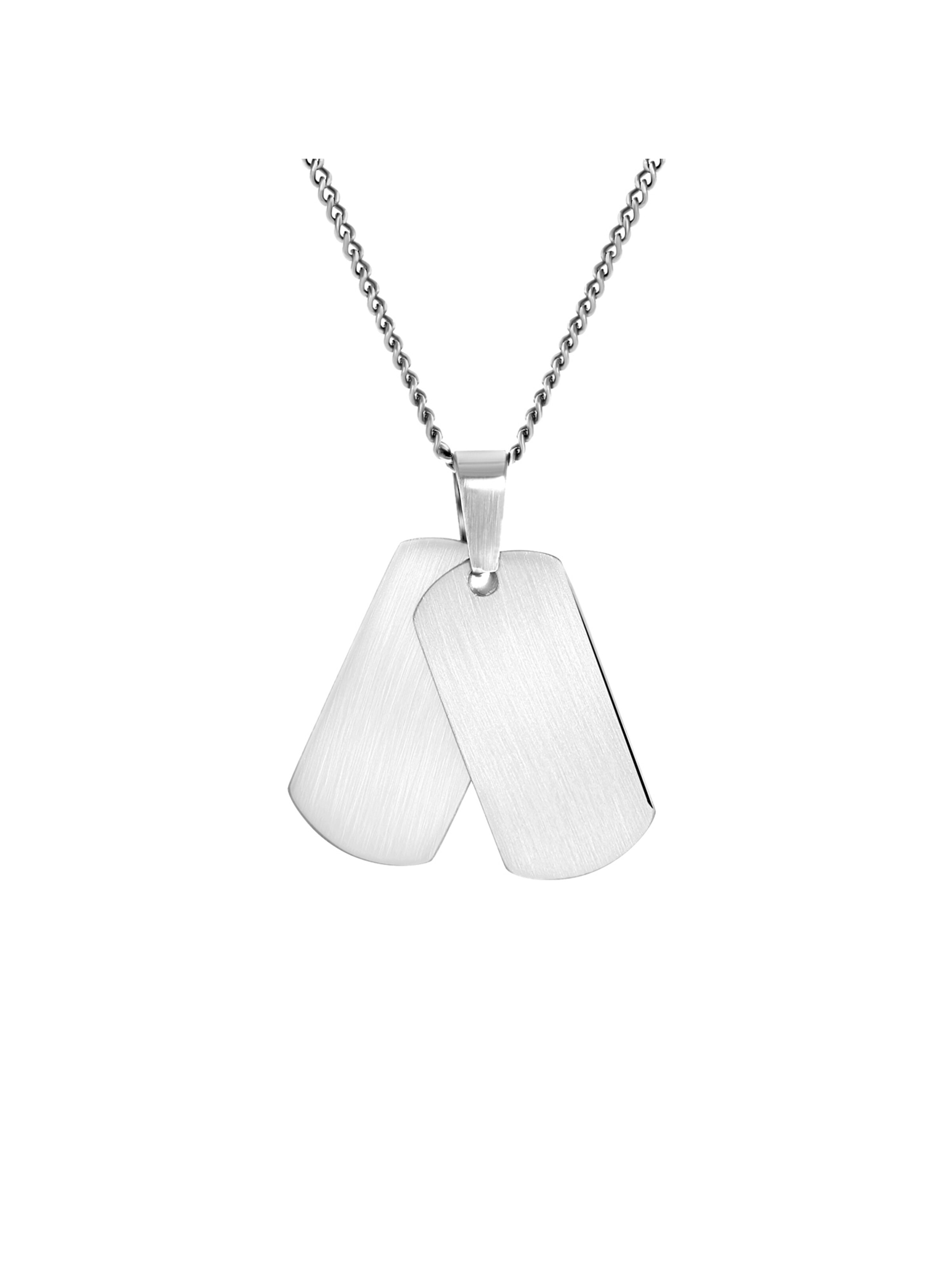 Lucardi Ketting in Zilver: voorkant