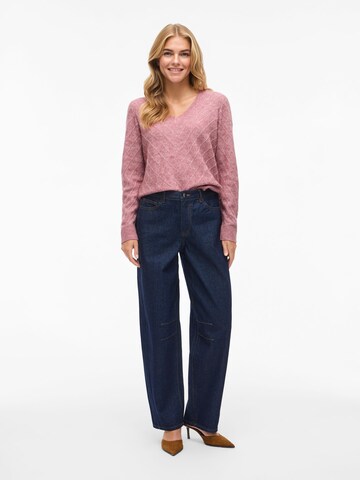 VILA Pullover i pink