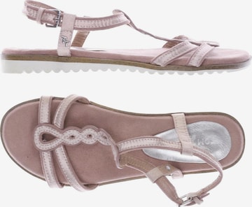 TOM TAILOR Sandalen 38 in Pink: predná strana