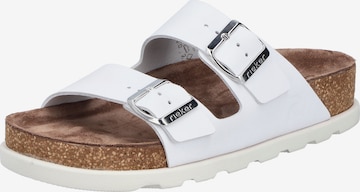 Rieker Pantolette in Weiß: Vorderseite