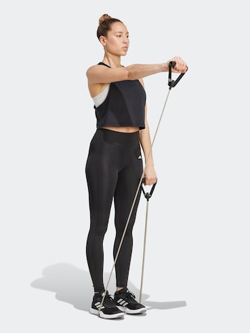 ADIDAS PERFORMANCE Sporttop 'Essentials' in Zwart: voorkant