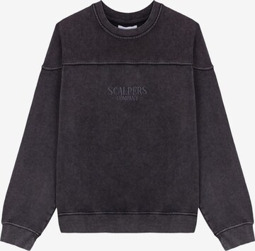 Sweat-shirt ' Yoke ' Scalpers en gris : devant