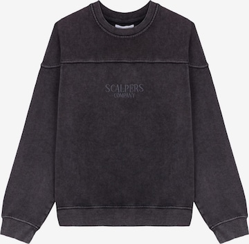 Scalpers Sweatshirt ' Yoke ' in Grey: front