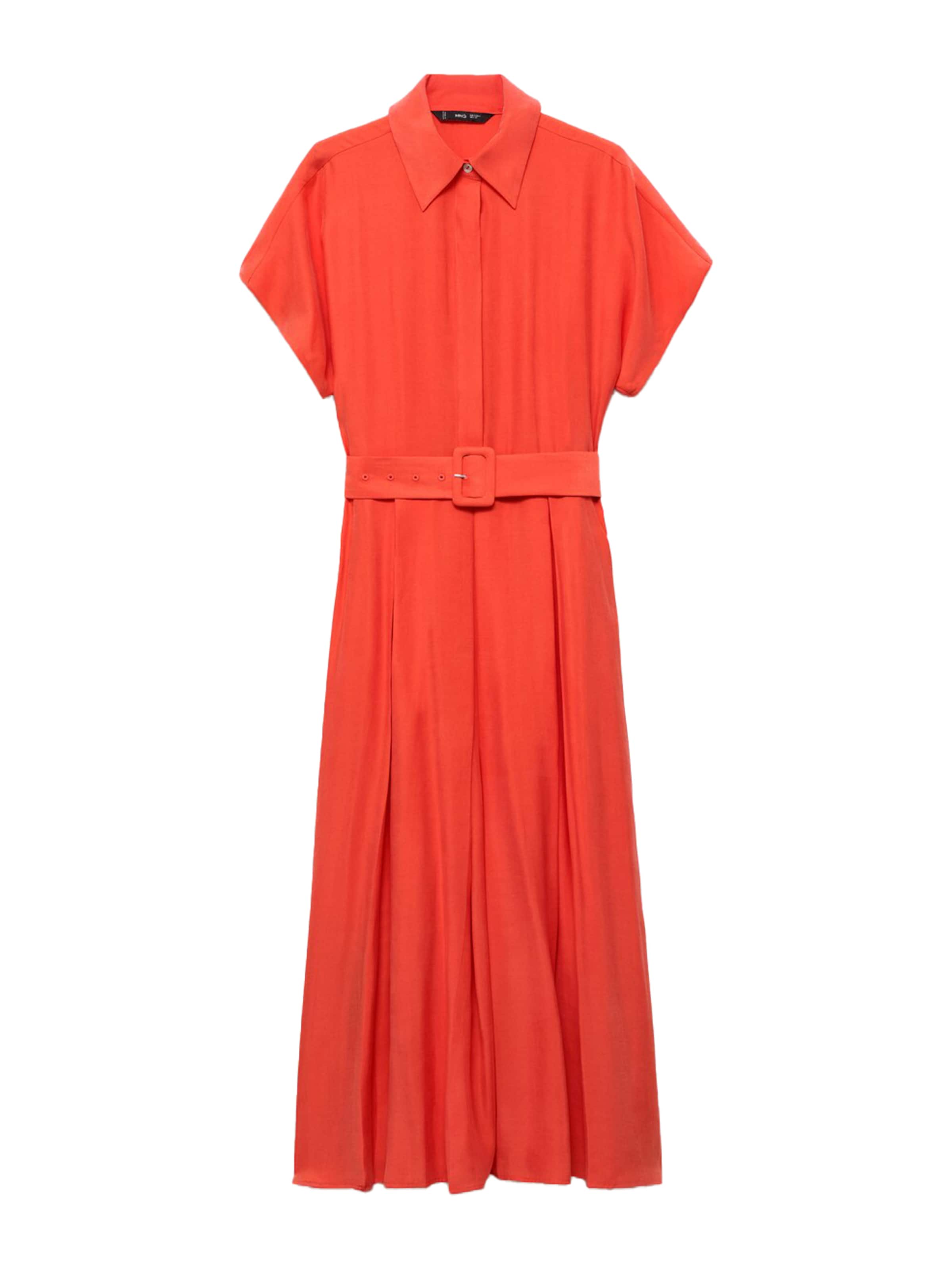 Rochie tip bluză 'MACARELA' de la MANGO pe roșu: față