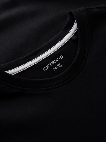 Ombre Shirt in Zwart