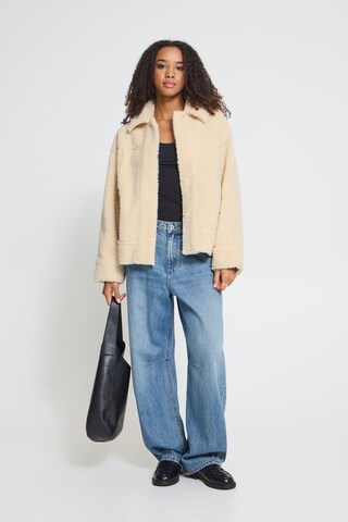 ICHI Vinterjakke i beige