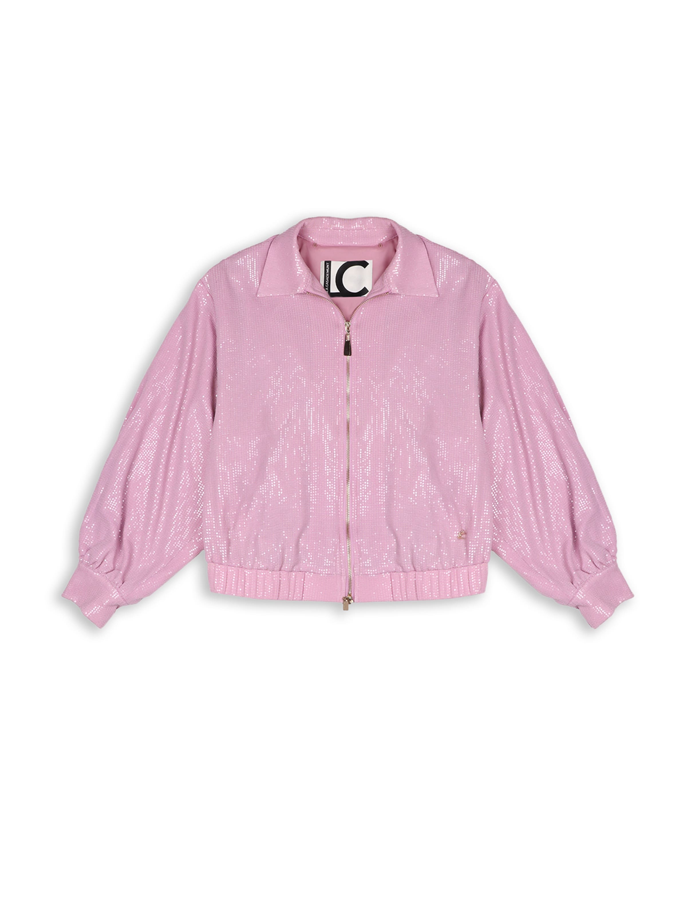 rožinė Lola Casademunt Demisezoninė striukė: priekis