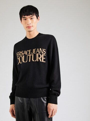 Versace Jeans Couture Sweter w kolorze czarny: przód