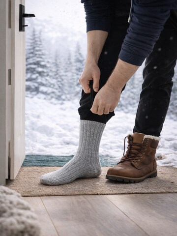 NERS Socks 'Wool Nordic' in Grey