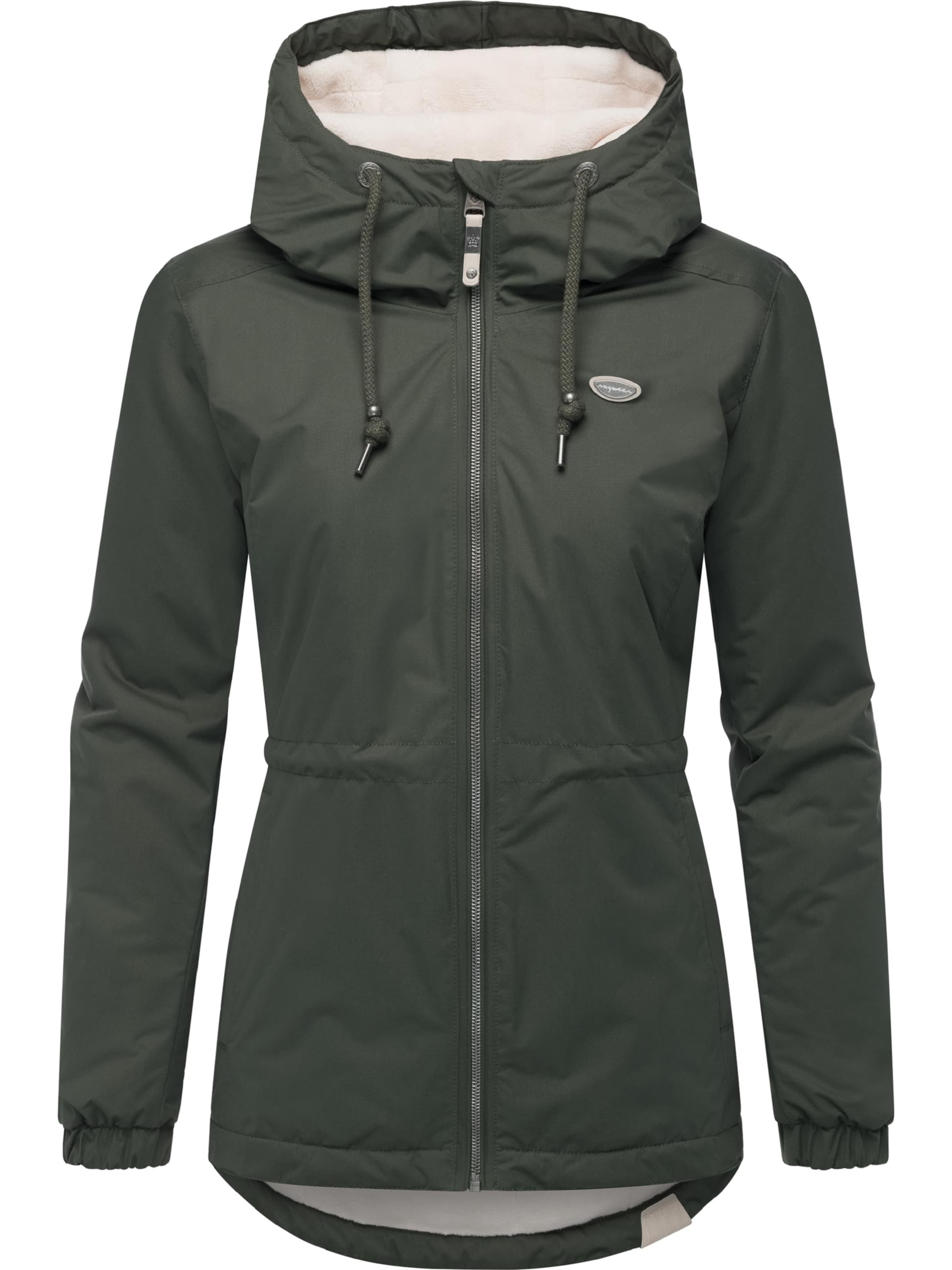 Ragwear Зимняя парка 'Dankka' в Зеленый: спереди