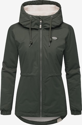 RagwearZimska jakna 'Dankka' - zelena boja: prednji dio