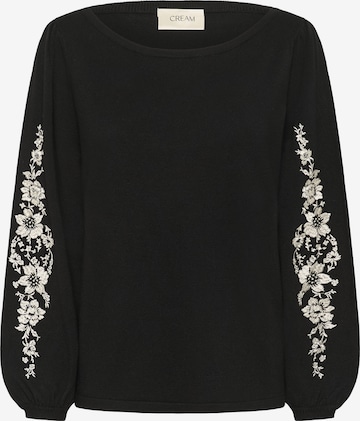 Cream Pullover 'Villea' i sort: forside