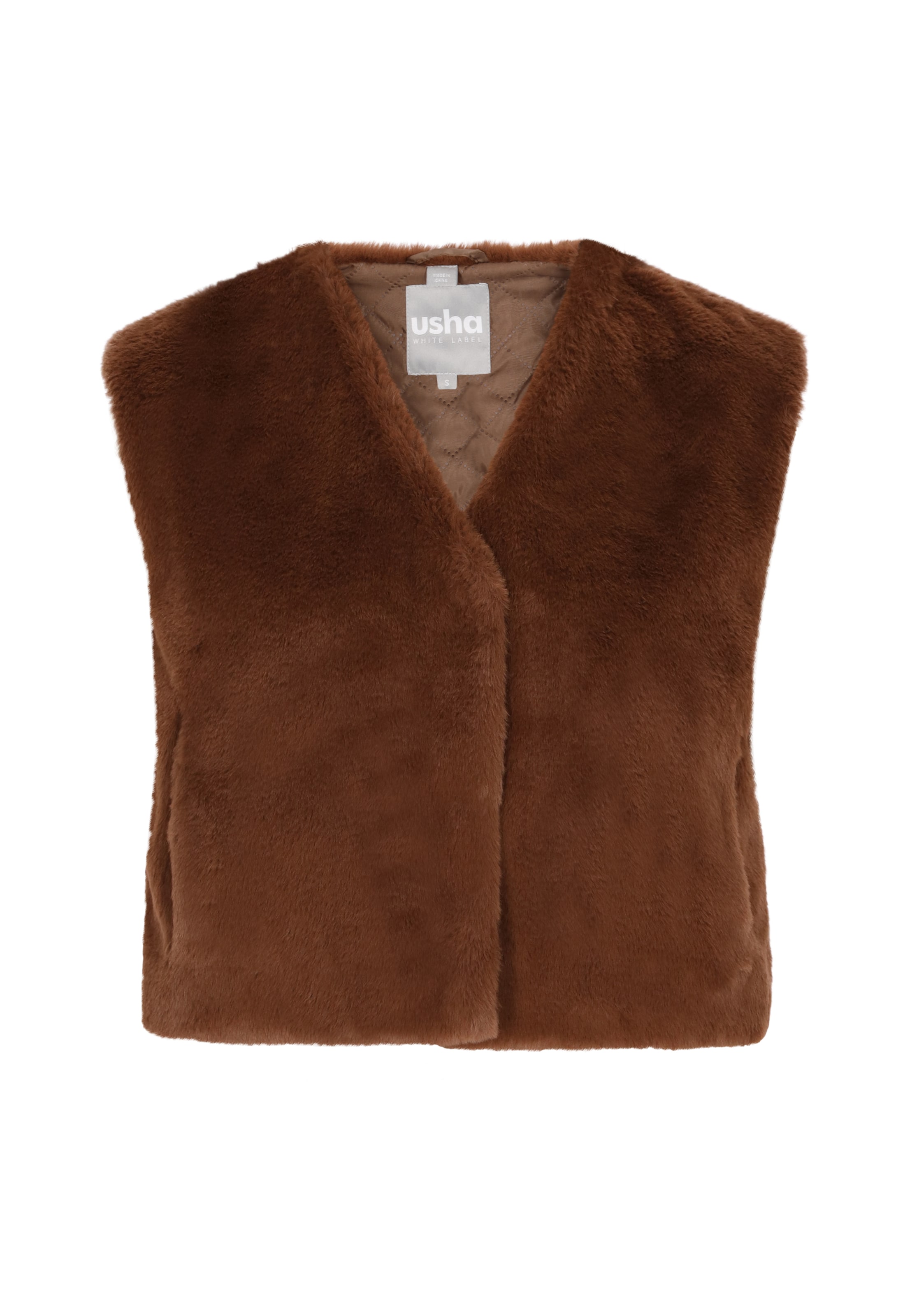 usha WHITE LABEL Liivi värissä ruskea: etupuoli