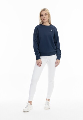 DreiMaster Maritim - Sweatshirt 'Bridgeport' em azul