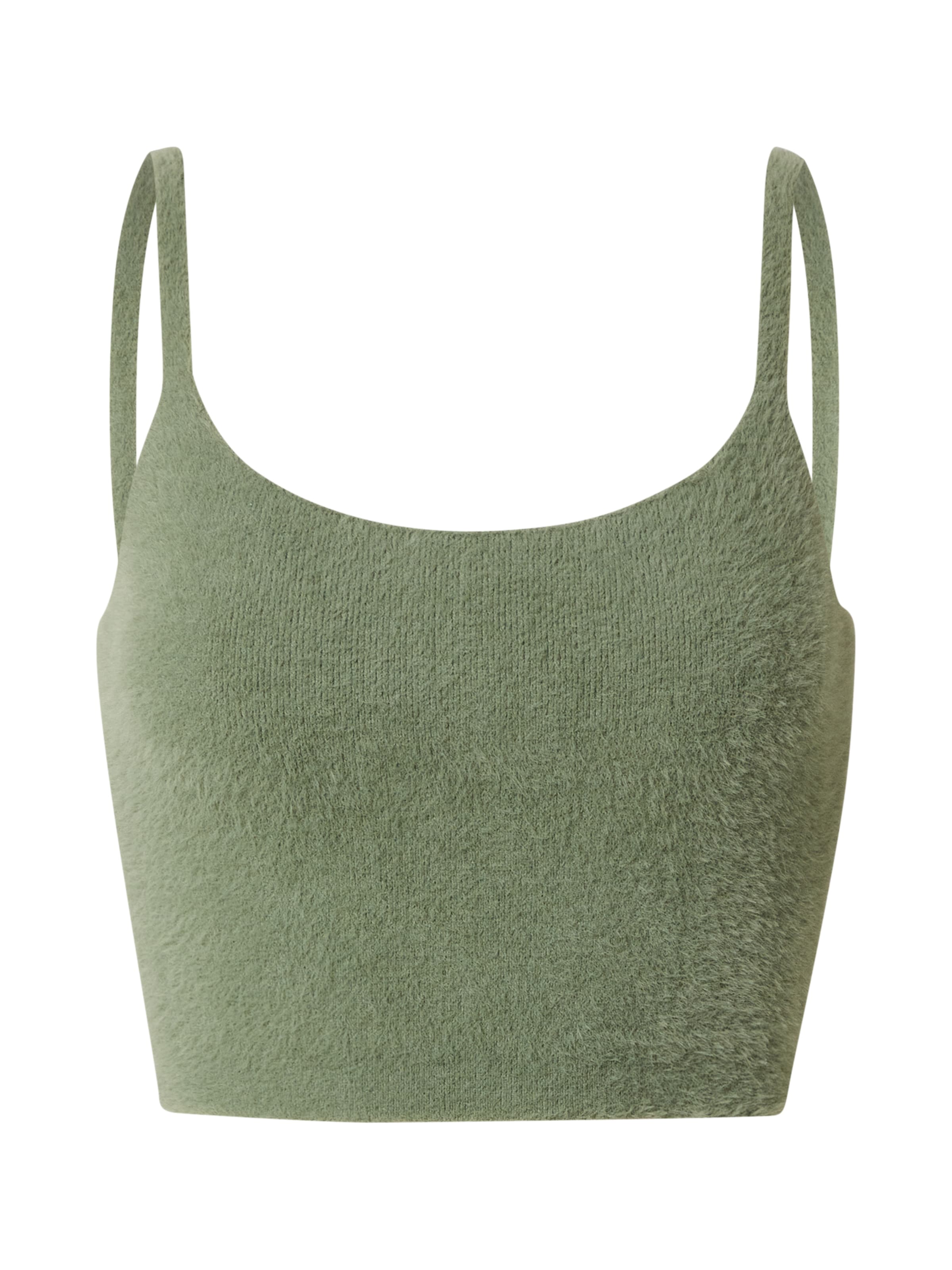 ABOUT YOU x Laura Giurcanu Sticktop 'Mona' i grøn, Produktvisning