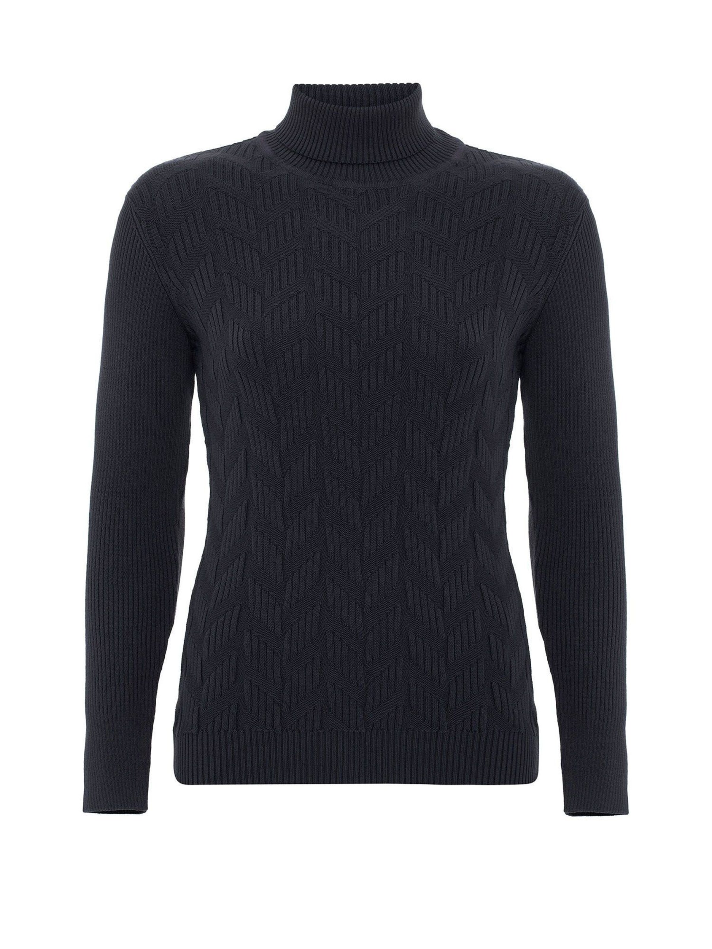 Jacey Quinn Svetr – modrá: přední strana