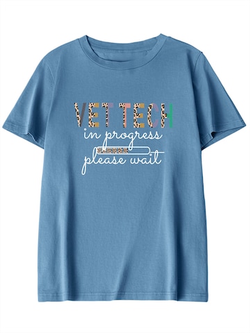 GORHEY Shirt in Blauw: voorkant