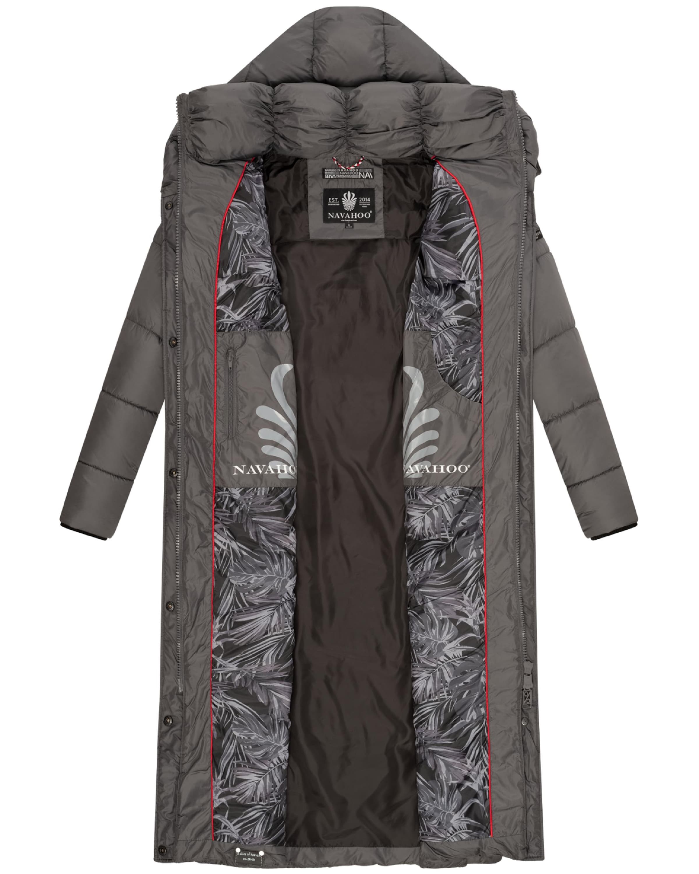 NAVAHOO Zimný kabát 'Waffelchen' - Sivá