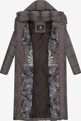 NAVAHOO Płaszcz zimowy 'Waffelchen' w kolorze szary