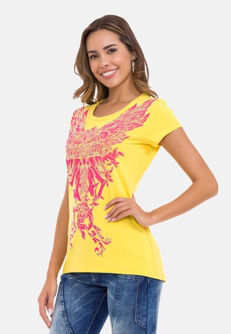 CIPO & BAXX Shirt in Yellow