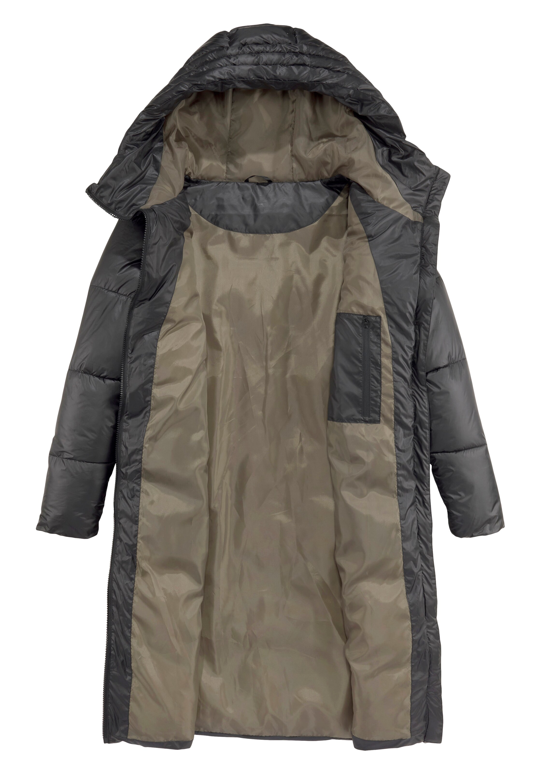 Tamaris Winter Coat in Black