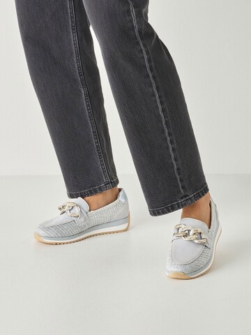 Tamaris Slipper in Blau: Vorderseite