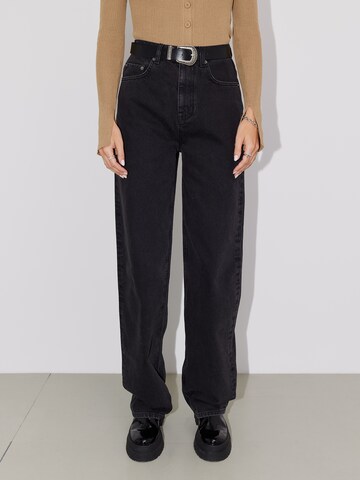 LeGer by Lena Gercke Wide leg Jeans 'Carla' i svart: framsida