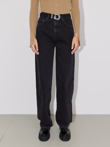 LeGer by Lena Gercke Wide leg Jeans 'Carla' in Zwart: voorkant