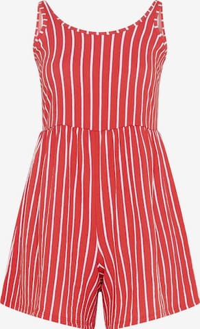 Shape Of You Jumpsuit in Rot: Vorderseite