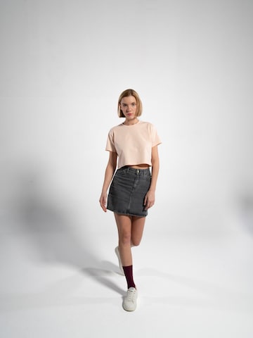 GORG Shirt 'Cropped aus 100% Bio-Baumwolle' in Roze