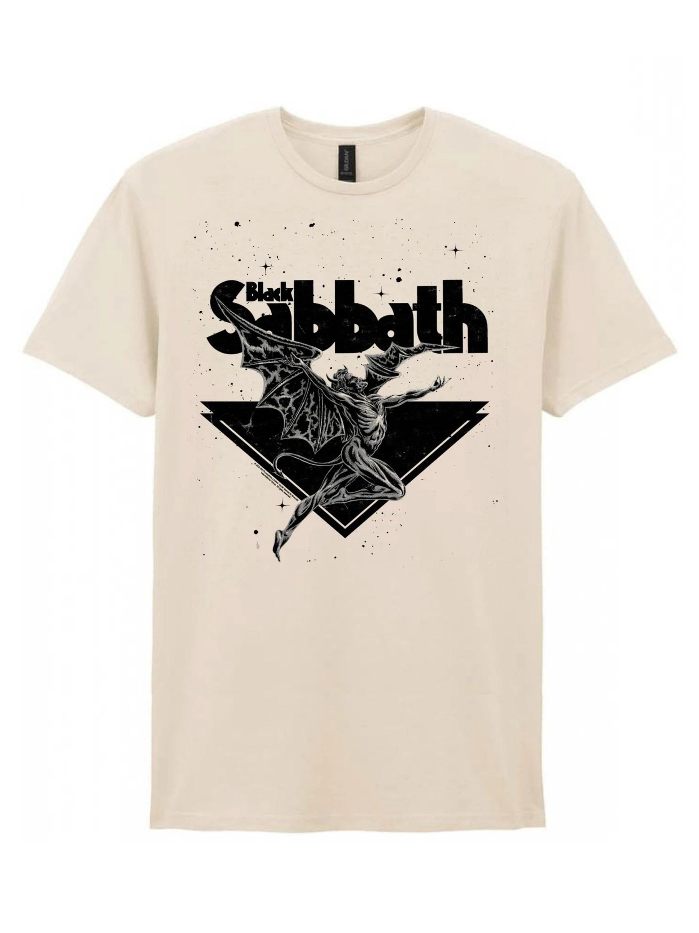 BLACK SABBATH Shirt 'Black Sabbath Henry Vol 4 T-Shirt'‌‌‌ in Weiß: Vorderseite