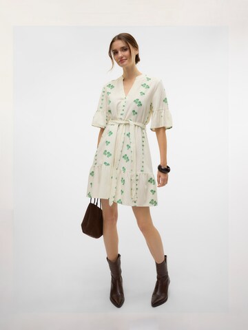 VERO MODA Рокля 'VMPAMELA' в бяло