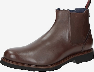SIOUX Chelsea boots 'Dilip-717' in Bruin: voorkant