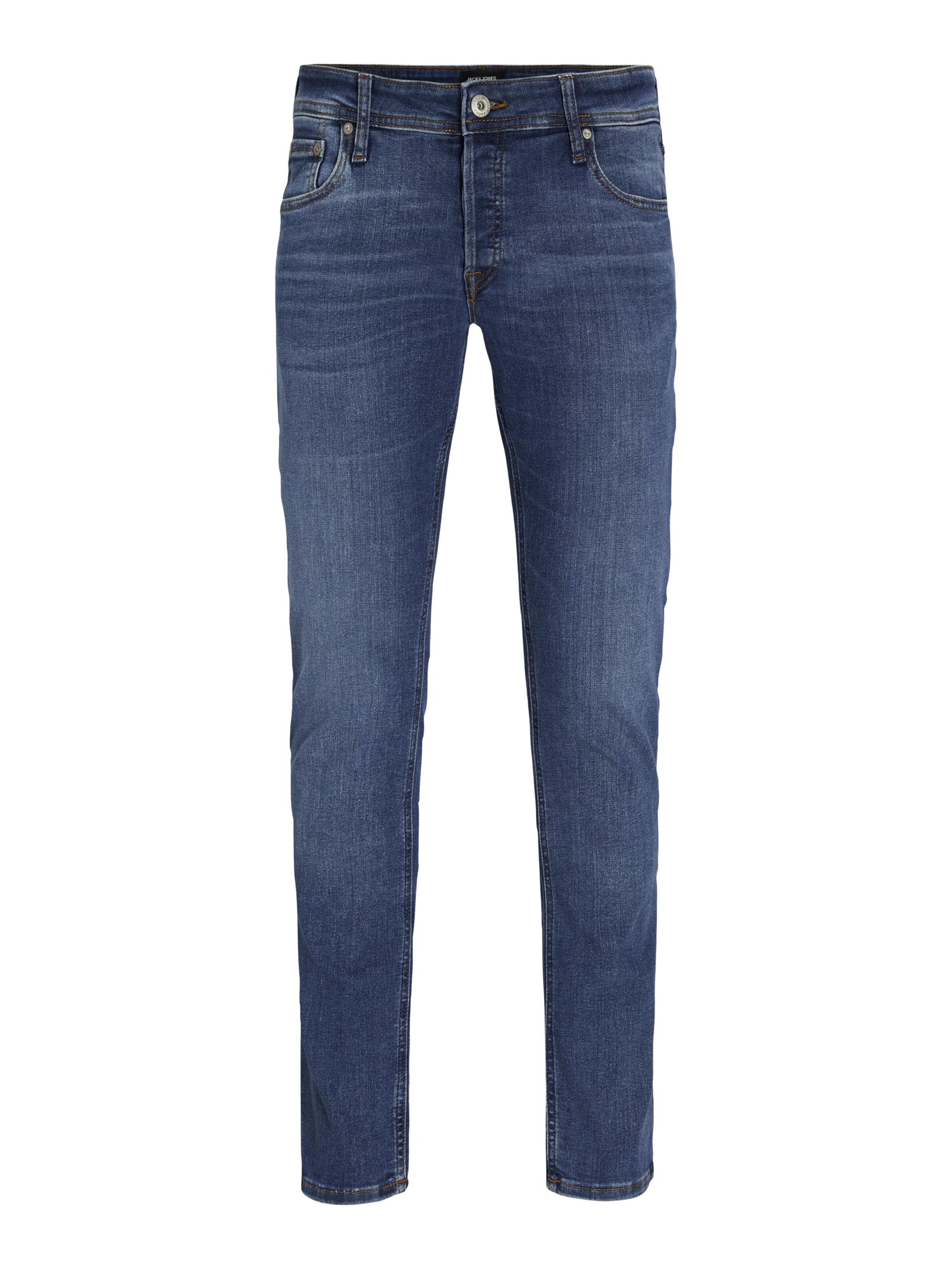 Slimfit Jeans 'JJIGlenn JJOriginal' de la JACK & JONES pe albastru