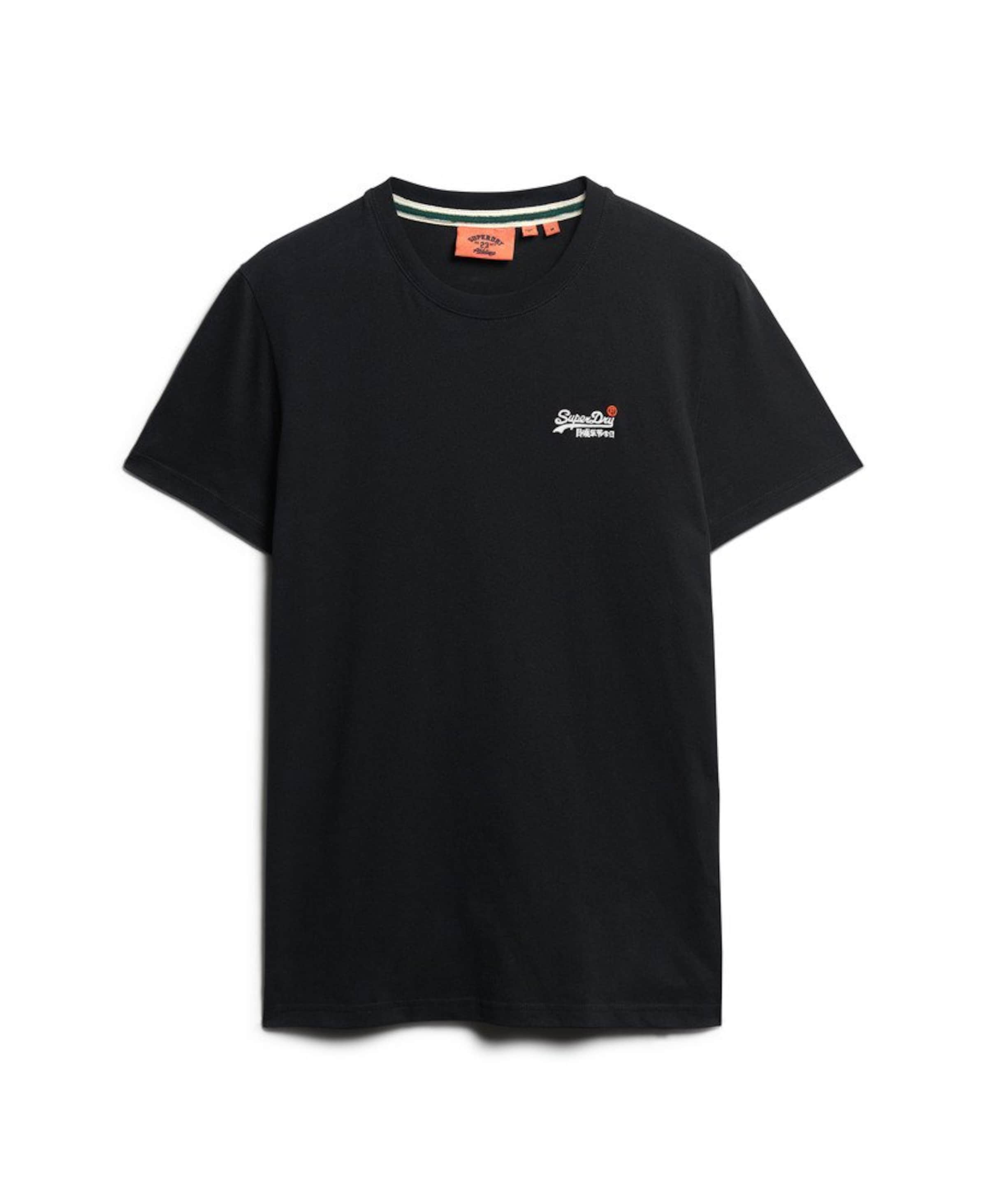 Superdry Tričko 'Essential' – černá: přední strana