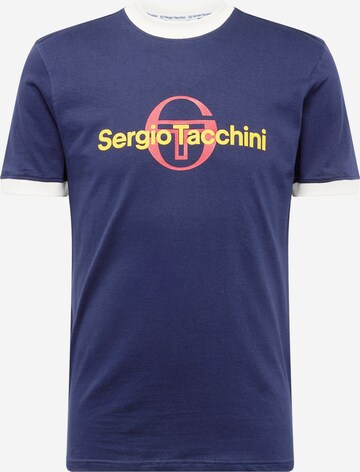 Maglietta 'PANDOLFO' di Sergio Tacchini in blu: frontale
