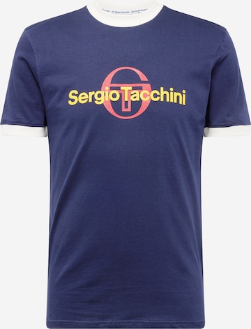 Sergio Tacchini Shirt 'PANDOLFO' in Blauw: voorkant