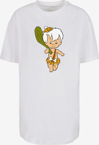 T-shirt 'Bamm Bamm Classic Pose' F4NT4STIC en blanc : devant